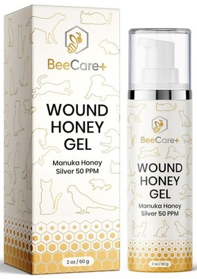 Manuka Honey Wound Gel for Pets - Hot Spot Relief, Irritations, Cuts & Scrapes -