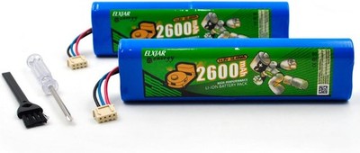 2 Pack 14.8V 2600mAh Compatible Battery for Deebot N8 N8 N8 Pro Ozmo 900 905