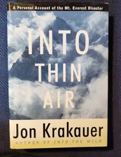 INTO THIN AIR by Jon Krakauer (1997) AS NEW   1ST/1ST  FINE  UNREAD HARDCOVER