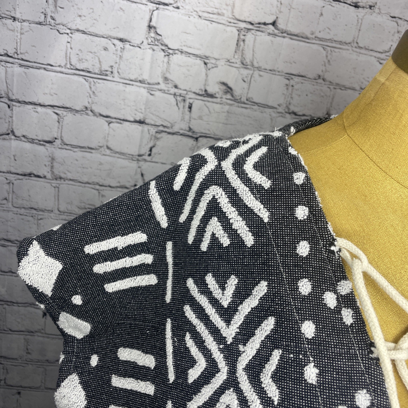 Sand Cloud Drawstring Oversized Terry Coverup Top… - image 2