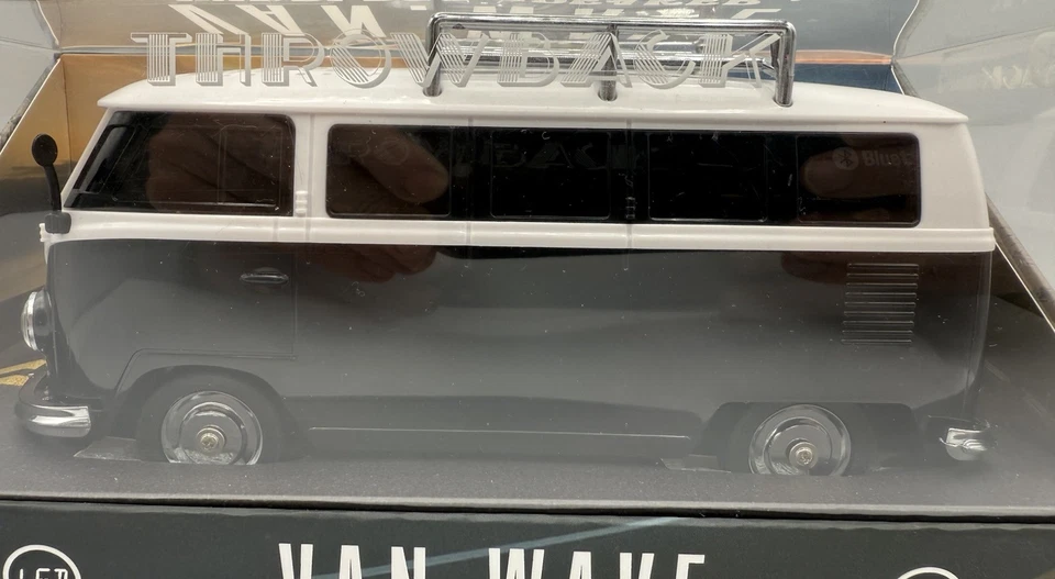 Throwback Volkswagen Type Van Bluetooth Speaker LED Headlights Wireless FM USB - Image 2 of 4