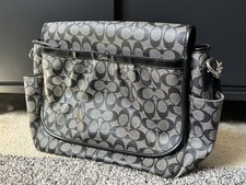 Coach Messenger/Diaper Bag with Signature Monogram