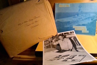 USS HANCOCK AIRCRAFT CARRIER SHIP CVA-19 WELCOME PAMPHLET NAVY