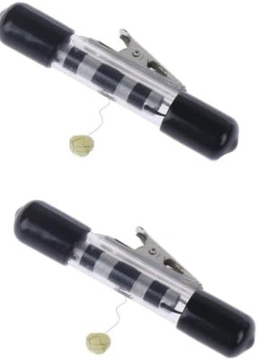 2Pcs Black 120Cm Invisible Thread Retractor - Mini/Small ITR Reel Magic Tricks A