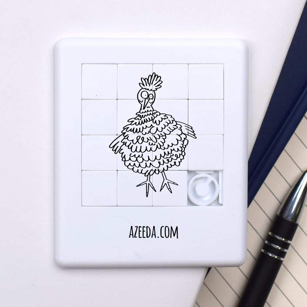 'Quirky Cartoon Chicken' Sliding Puzzle (PZ00027775)