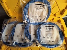 Lot of 5 - NEW 35ft Commscope Blue CAT 6 ethernet cable Extension GS8E-MGS400