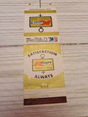 VTG Matchbook Cover Kmart Jupiter Stores B