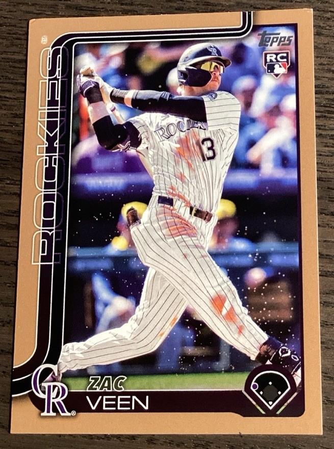 2025 Topps Update Series - Zac Veen #US286 Gold /2025 (RC)