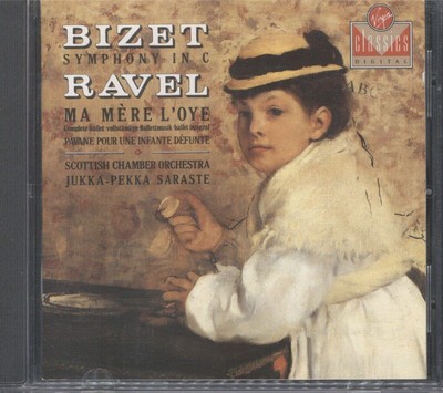 Saraste Bizet Symphony in C; Ravel Ma Mère L'Oye Virgin Classics (CD)