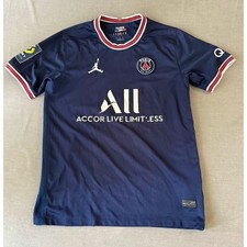 Paris Saint Germain Messi #30 Soccer Jersey Jordan Navy Blue Men's Medium
