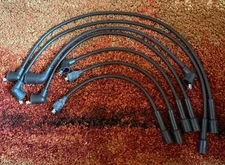 Pertronix Spark Plug Wire 7mm Black Set 6 Cylinder 1965-1973 706101 12259-1F