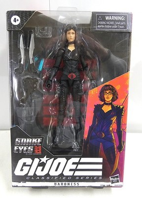 Gi Joe Classified Series Baroness Snake Eyes Figure