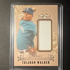 Topps Triple Threads Unity Relics Sepia #UJR-TW Taijuan Walker Mariners /27 2014