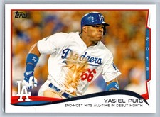 2014 Topps #552 Yasiel Puig