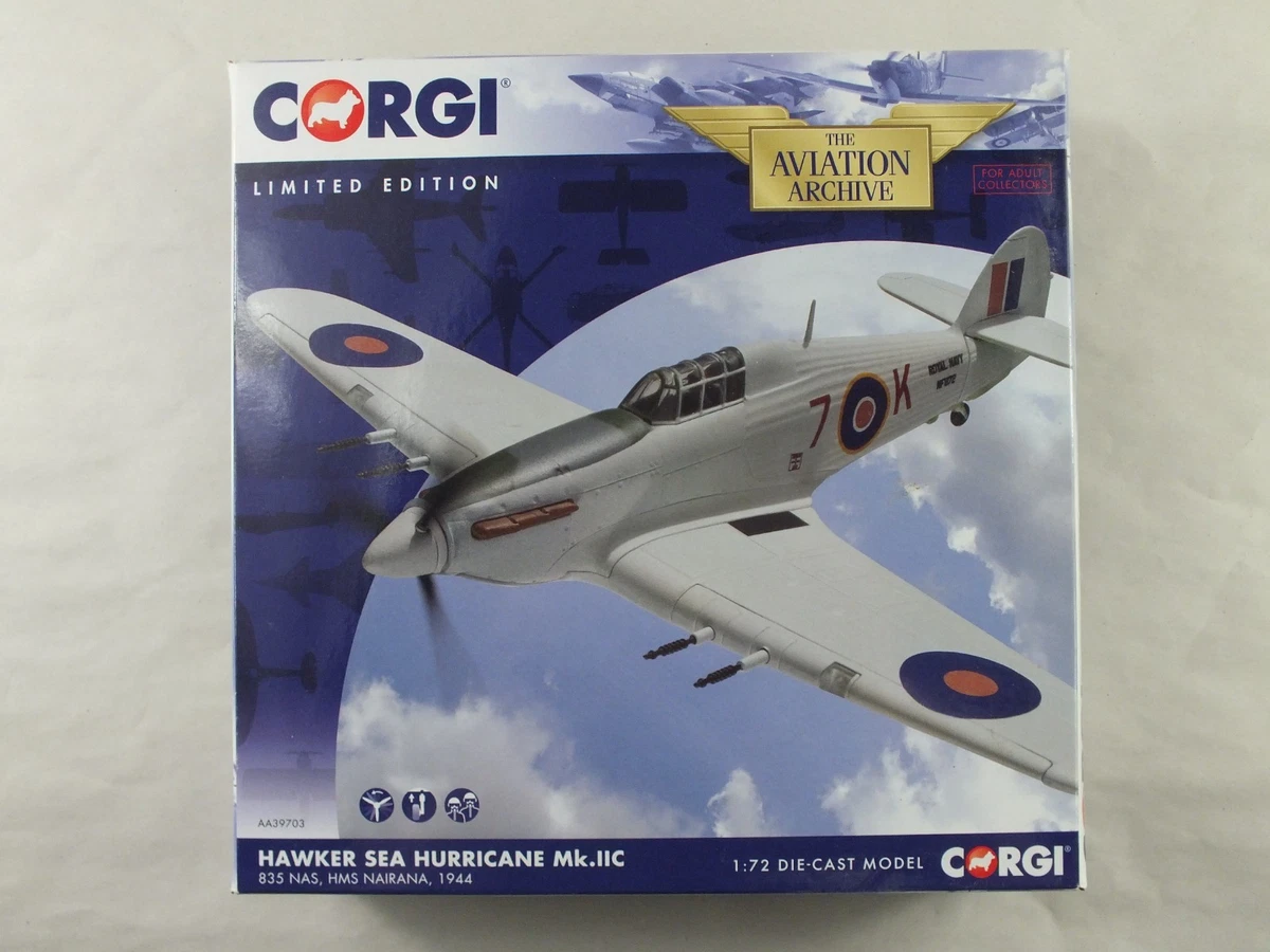 Corgi 1/72 AN32011 - Hawker Hurricane MKI 85 Sqn RAF Peter Townsend - Occasion