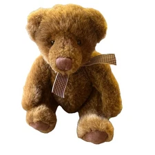 Winslow Brown Teddy Bear Plush Soft Toy Bow Kids Children Toy Gift 7"