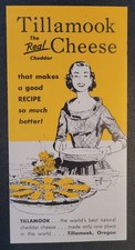 Vintage Flyer - Tillamook Cheese - Recipes - Oregon - 3 x 6 Inches