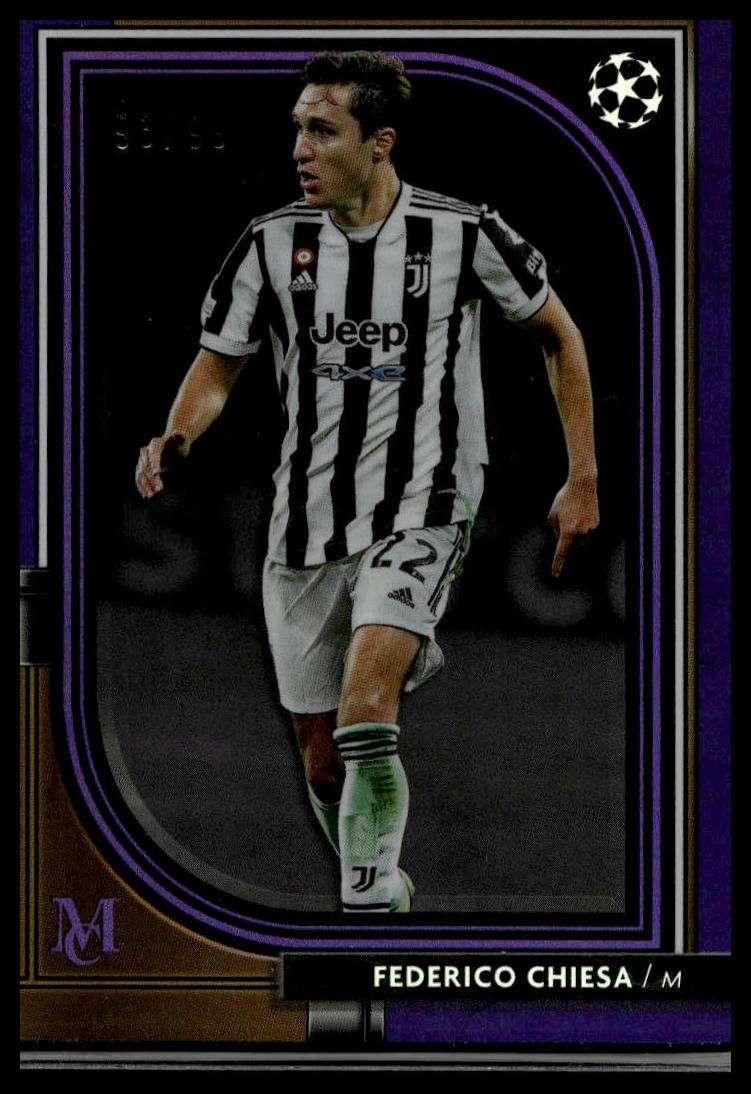 2021-22 Topps Museum Collection UEFA #44 Federico Chiesa Amethyst #/99
