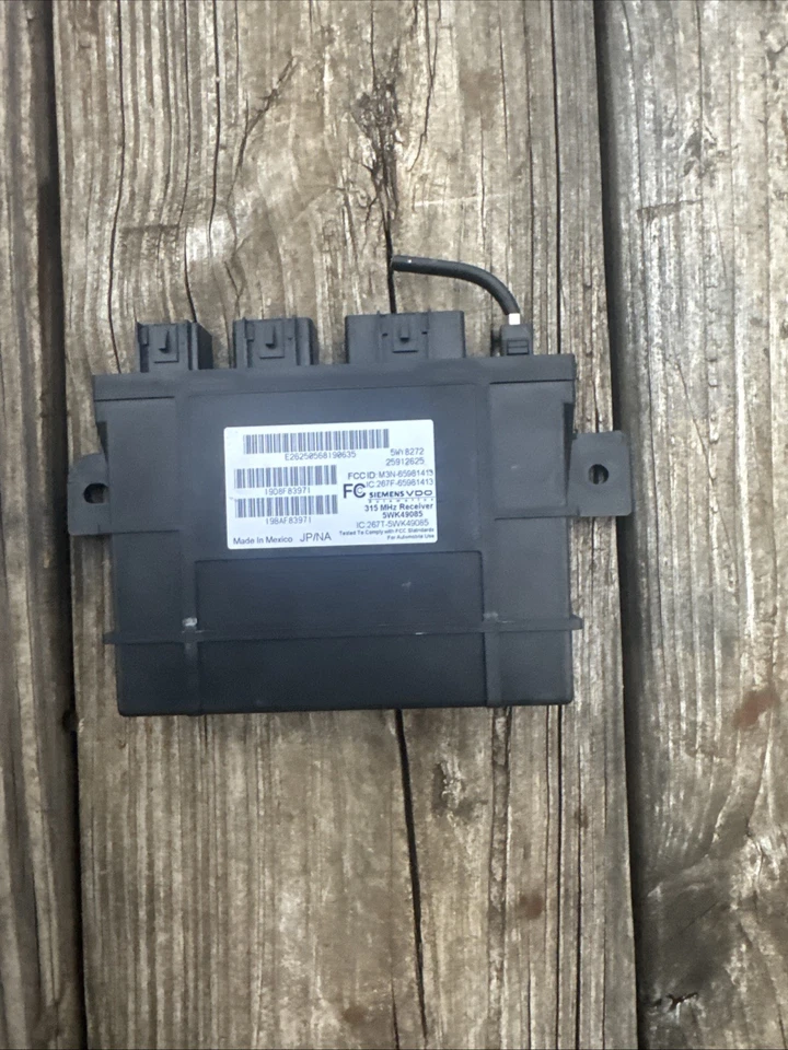 2008 CADILLAC STS V 3.6 GAS THEFT LOCKING COMPUTER CONTROL MODULE UNIT OEM Works Foto 3 de 4