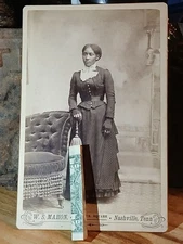 African American Cabinet Cards * FISK UNIVERSITY HBCU NASHVILLE TENN 