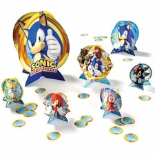 SONIC THE HEDGEHOG TABLE DECORATING KIT Birthday Party Decorations