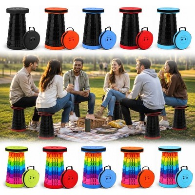 Klapphocker Tragbar Teleskop Sitz Camping Einziehbar Verstellbar Outdoor
