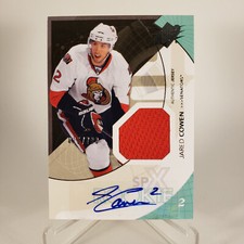 2010-11 SPx Rookie Auto Jersey /799 Jared Cowen #178 Rookie Auto RC