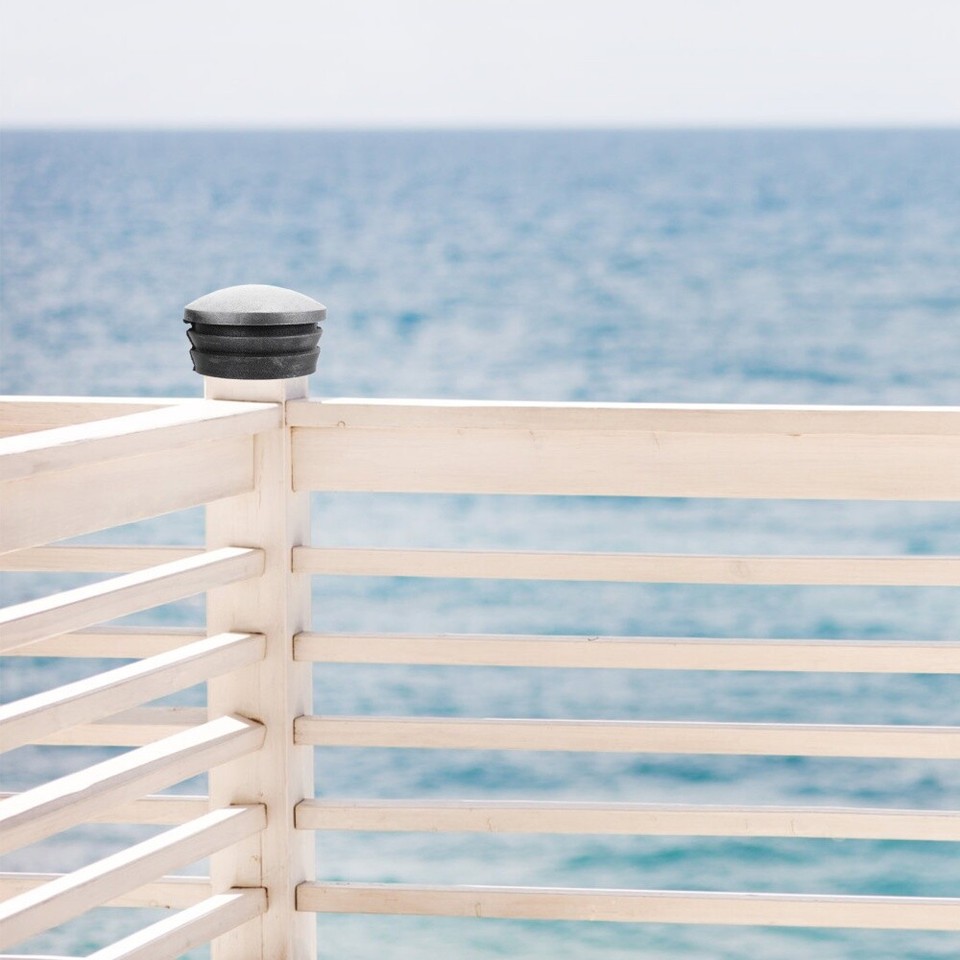 4pcs Driveway Rubber Fence Post Cover Reflective Fence Post Caps eBay