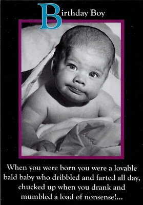 Funny Birthday Cards For Him Male Men Humour Cheeky Novelty Joke ~ FREE P&P