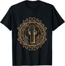 New Limited Saint Benedict Medal Catholic Made In USA T-Shirt