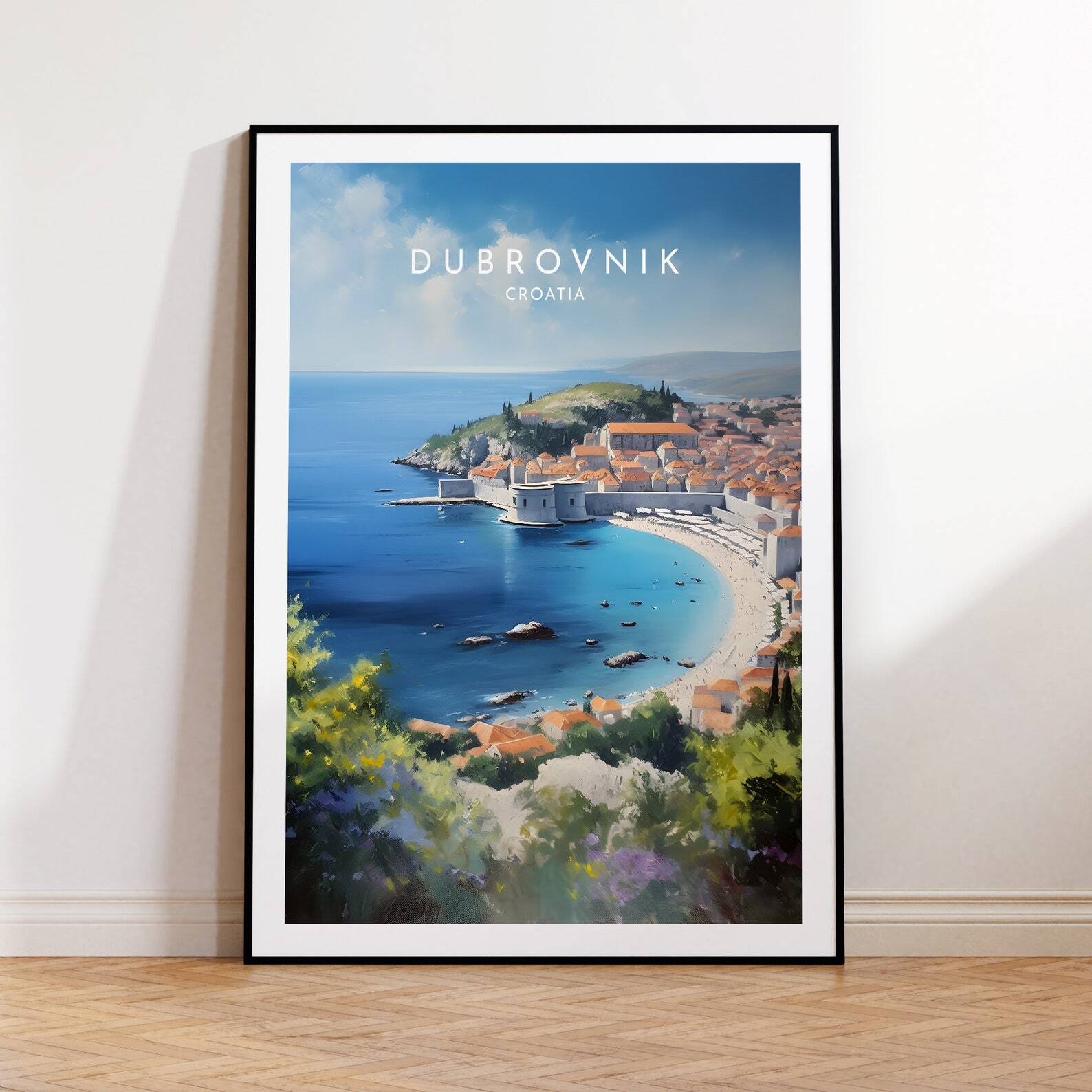 Dubrovnik Travel Print Croatia Dubrovnik Poster Home Decor Gift Print Or