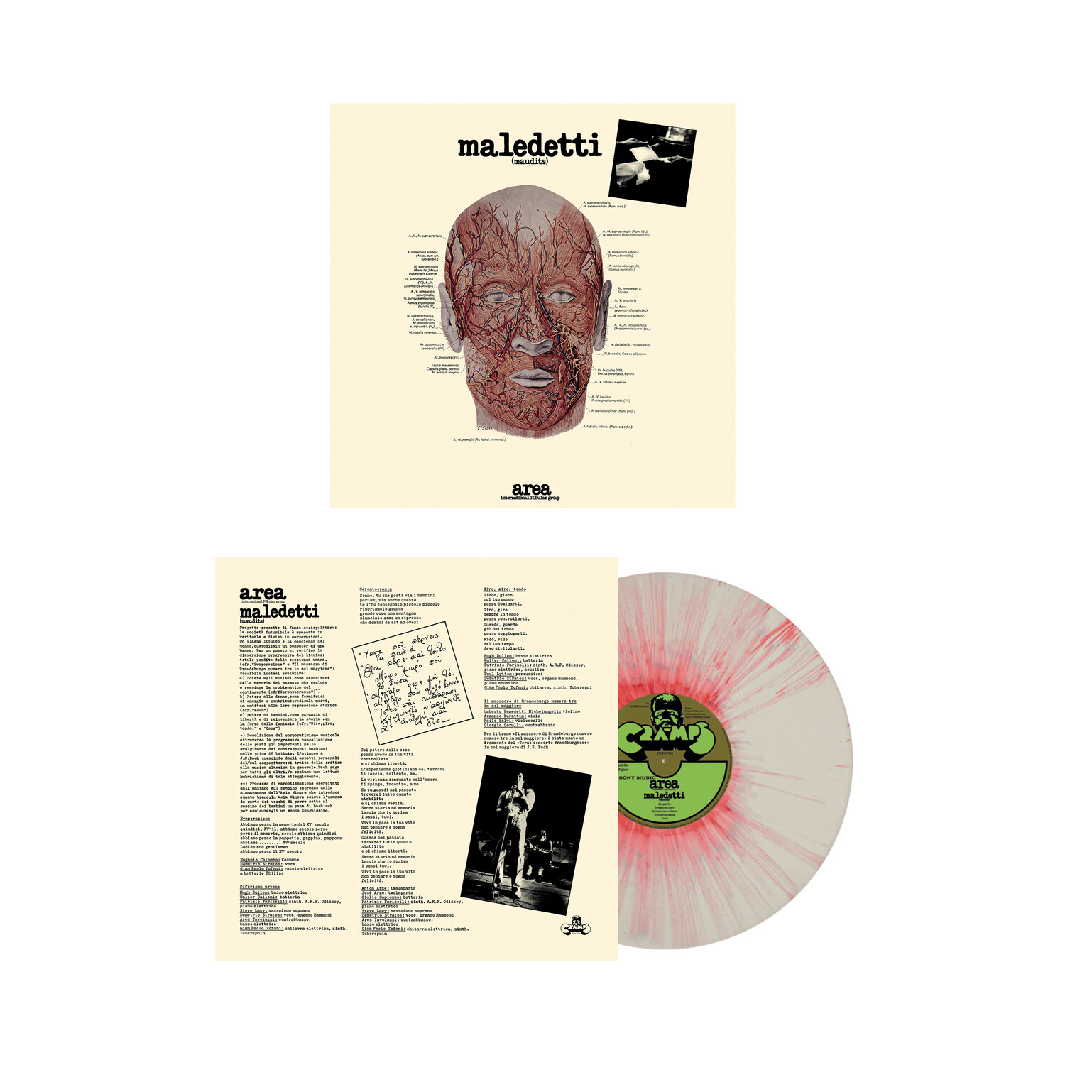 Area - Maledetti (maudits) - Vinile (numerato - gatefold - splatter vinyl -  ...