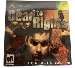 Dead To Rights Namco Demo Disc Xbox Not For Sale Brand New Sealed Ebay