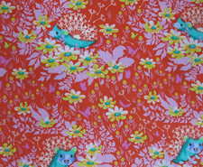 Tula Pink Tiny Beasts Whos Your Dandy Hedgehog, By The Half Yard, PWTP182.GLOW