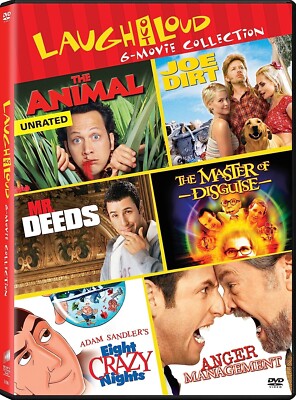 6 MOVIE NEW DVD SET (8 CRAZY NIGHTS, JOE DIRT, THE ANIMAL, ANGER MANAGEMENT)