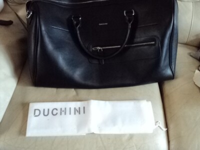 DUCHINI KUNSTLEDER Business Executive Reise Flug Pilot Ärzte TASCHE UVP 125£