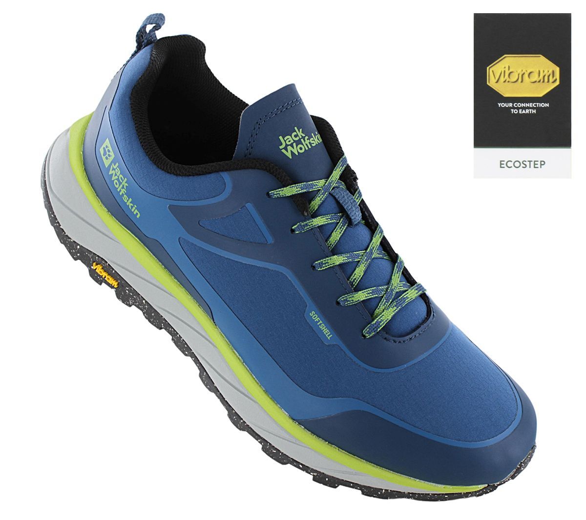 NUOVO Jack Wolfskin Terrashelter Low M - Scarpe da trekking da uomo Softshell...