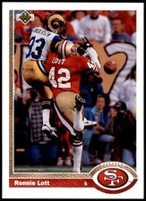 Ronnie Lott #355 1991 Upper Deck