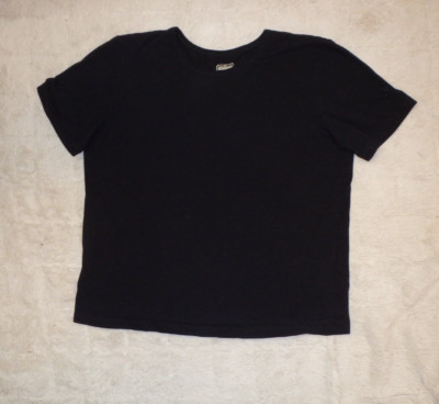 C.E. Schmidt Womens Workwear T Shirt Large Black Short Sleeve