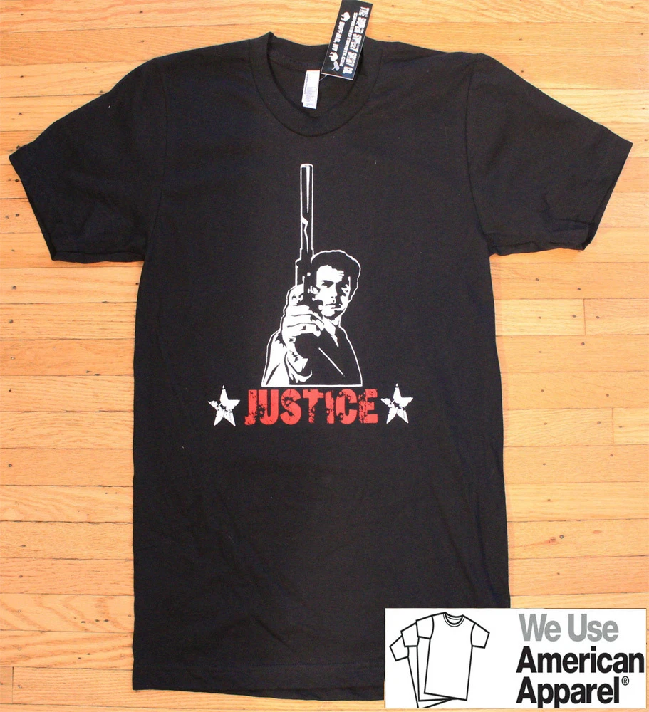 T-shirt Vintage Dirty Harry Movie Poster - Tailles S à 5XL, 100% Coton, Fabriqué Aux USA