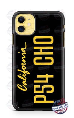 California Psycho Auto Plate Design Phone Case For iPhone 14 Samsung A54 Google