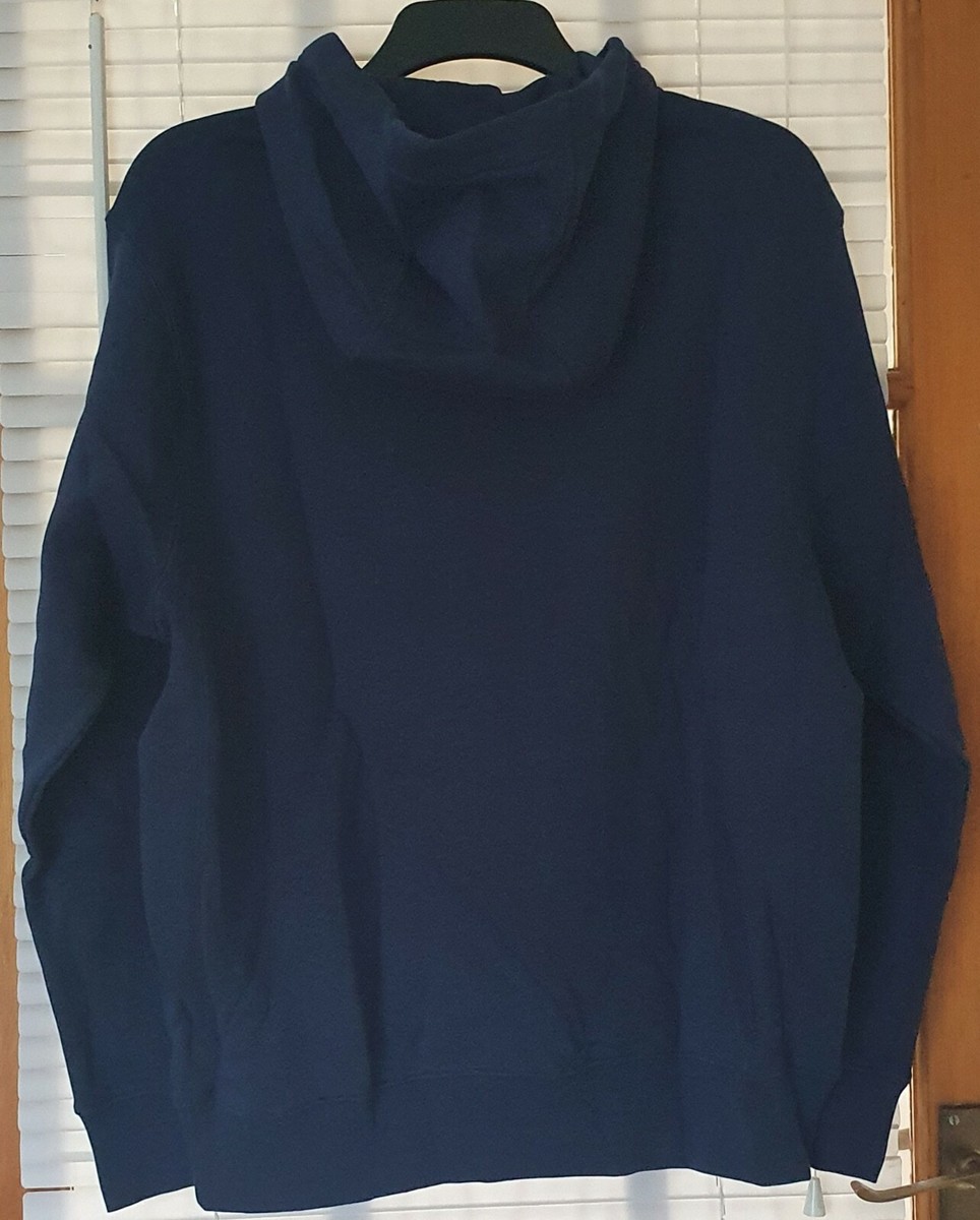 nike blue foundation hoodie