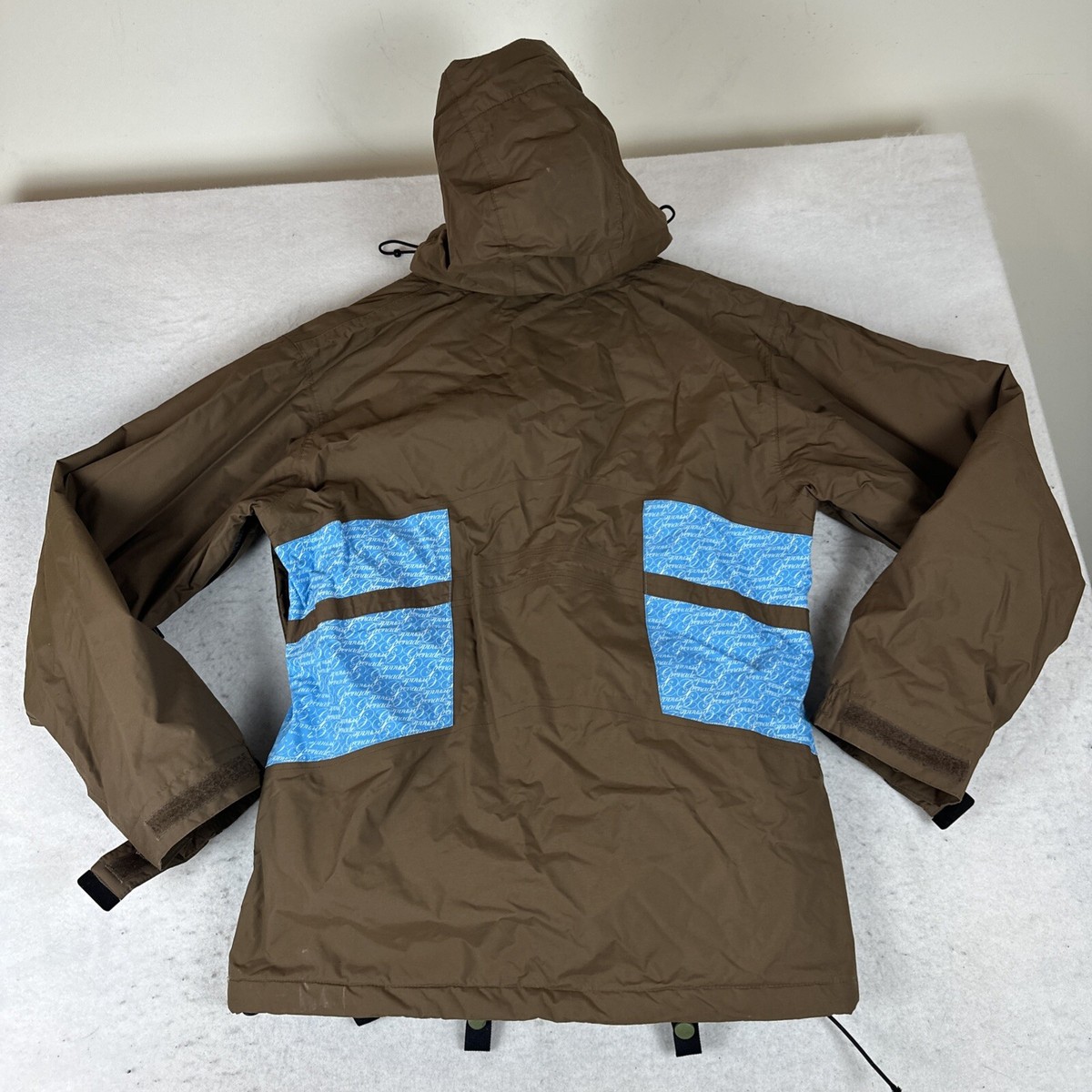 Grenade Coat Mens M Brown Graphic Print Fatigue Project Ski