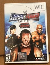WWE SmackDown vs. Raw 2008 Nintendo Wii CIB Complete With Manual Good Condition