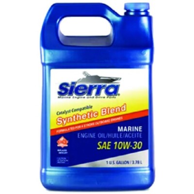 Sierra 4- Stroke Synthetic Blend Catalyst Marine Engine Oil 10W-30, Gallon