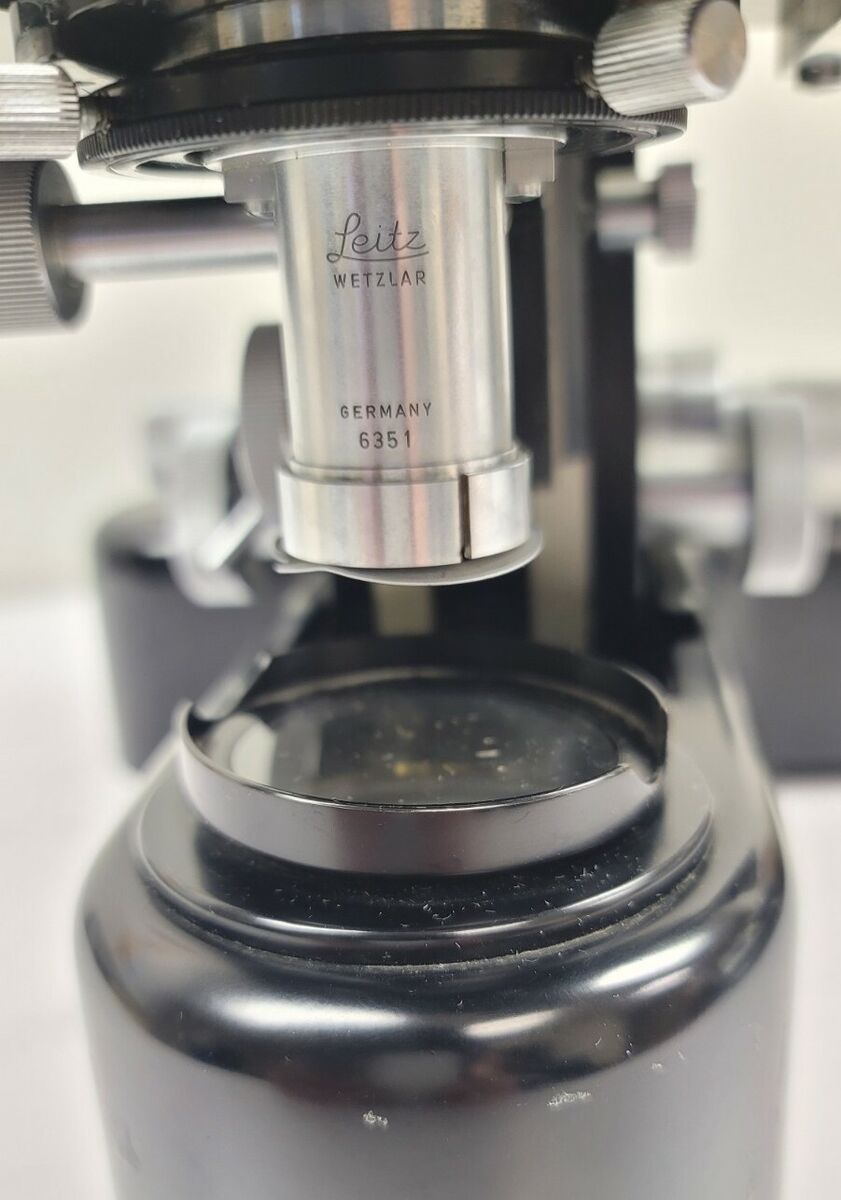 Leitz Wetzlar Ortholux Trinocular Microscope w/ Five Leitz Wetzlar Ortholux Trinocular Microscope w/ Five