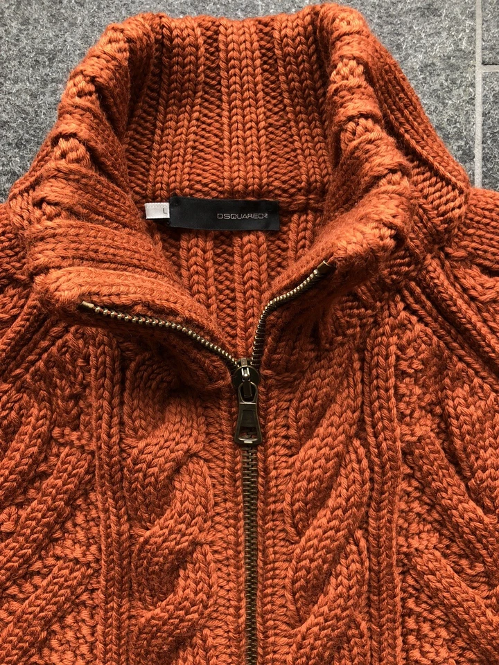 Dsquared2 F/W 2003 24-7 Wool Jacket L 50 Knit Pullover Vest - Image 2 of 4