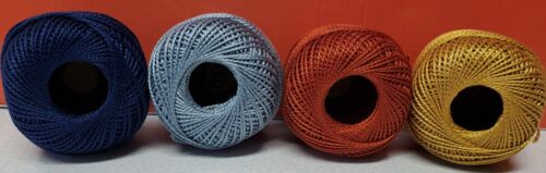 4- 50 Gram Balls DMC #3 Needlepoint Floss Crochet Thread 147 Yards Each LOT - Picture 3 of 11