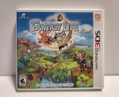Fantasy Life (Nintendo 3DS) Original Case & Manual Only
