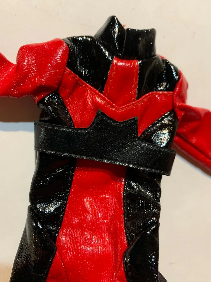 Barbie My Scene, Scuba Suit, vinilo pvc catsuit rojo body para 12" figura muñeca Foto 2 de 4